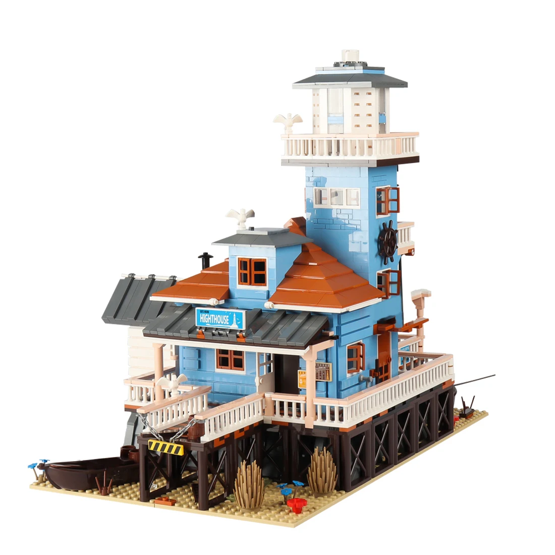 2375Pcs Street View Series The River Front Architecture Model Fisherman Lighthouse Bricks Toys For Children Educational Toy Gift
2375Pcs Street View Series The River Front Architecture Model Fisherman Lighthouse Bricks Toys For Children Educational Toy Gift