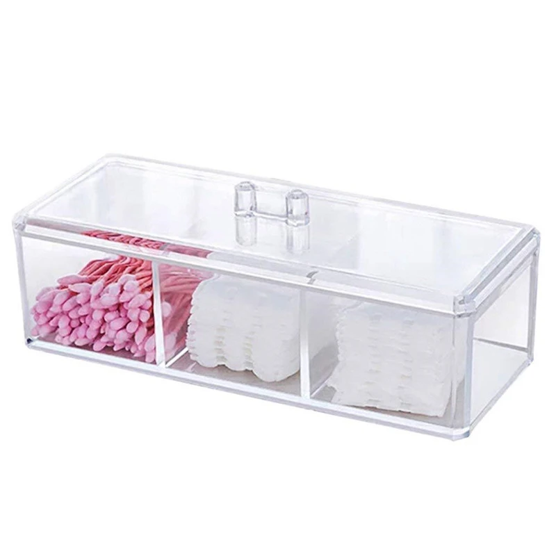 Thickened Acrylic Cotton Swab Makeup Organizer Portable Multifunction Transparent Lipsticks Classified Sundries Storage Boxes
Thickened Acrylic Cotton Swab Makeup Organizer Portable Multifunction Transparent Lipsticks Classified Sundries Storage Boxes