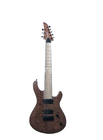 High Quality 8 Strings Electric Guitar Neck Thru Body Quilted Maple Top Veneer Maple Fingerboard Strings Thru Body ASH Body
High Quality 8 Strings Electric Guitar Neck Thru Body Quilted Maple Top Veneer Maple Fingerboard Strings Thru Body ASH Body