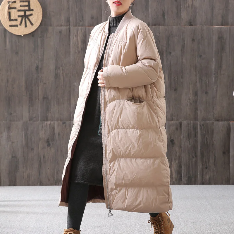 Women Winter Coat Ultra Light White Duck Down Jackets Hooded Winter Long Sleeve Warm Plus Size Female Loose Down Jacket
Women Winter Coat Ultra Light White Duck Down Jackets Hooded Winter Long Sleeve Warm Plus Size Female Loose Down Jacket