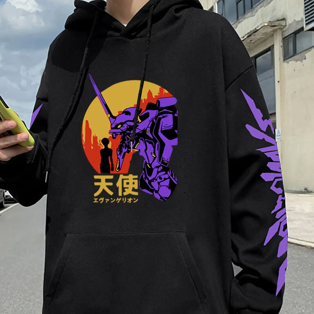 Anime Evangelion Mens Hoodies Graphic EVA Manga Unisex Oversize Long Sleeve Pullover Casual Sweatshirts Harajuku Streetwear Tops
Anime Evangelion Mens Hoodies Graphic EVA Manga Unisex Oversize Long Sleeve Pullover Casual Sweatshirts Harajuku Streetwear Tops