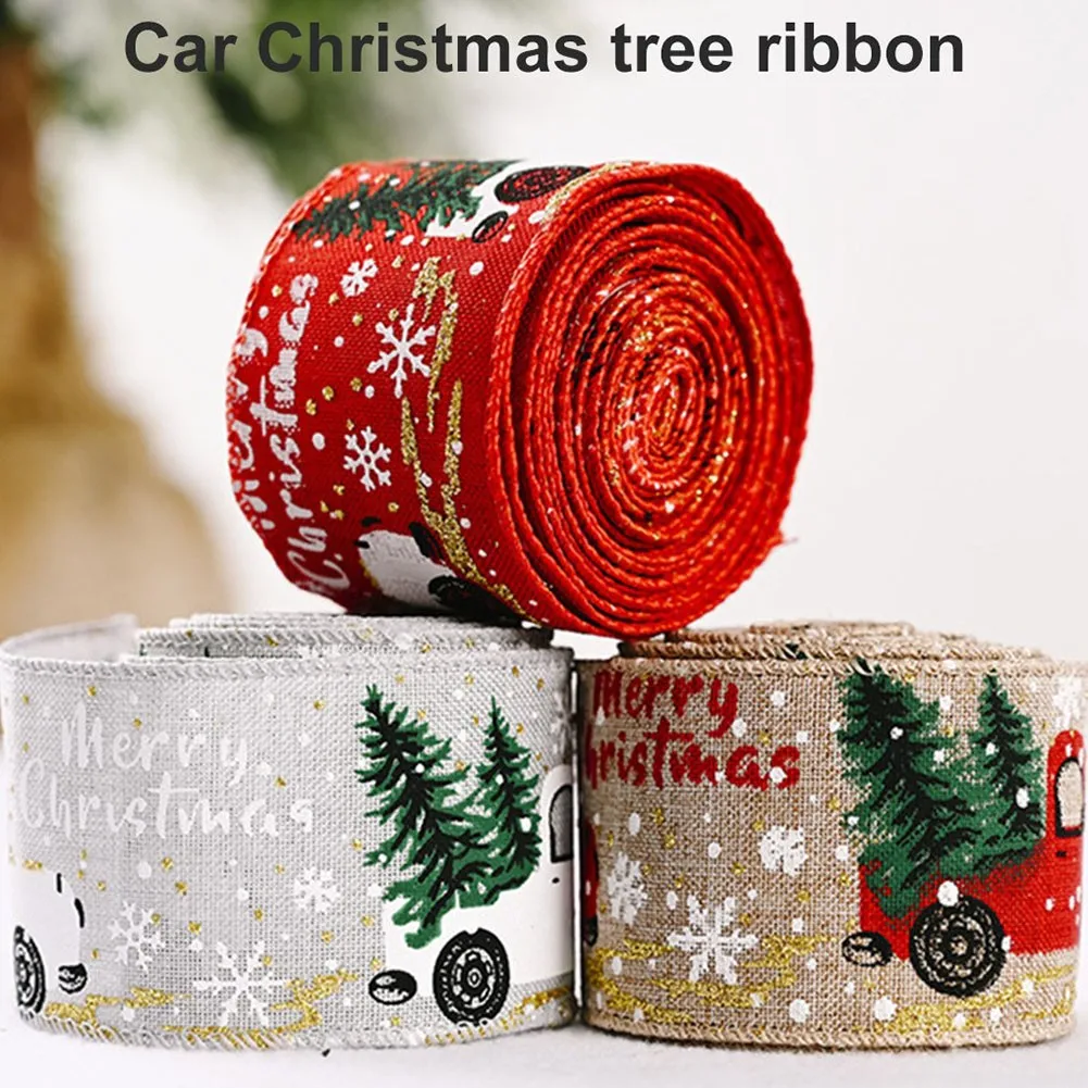 Christmas Ribbon Printed Burlap Ribbons For Gift Wrapping Wedding Decor Hair Bows DIY Handmade Crafts Xmas Ribbon Wreath Bows
Christmas Ribbon Printed Burlap Ribbons For Gift Wrapping Wedding Decor Hair Bows DIY Handmade Crafts Xmas Ribbon Wreath Bows