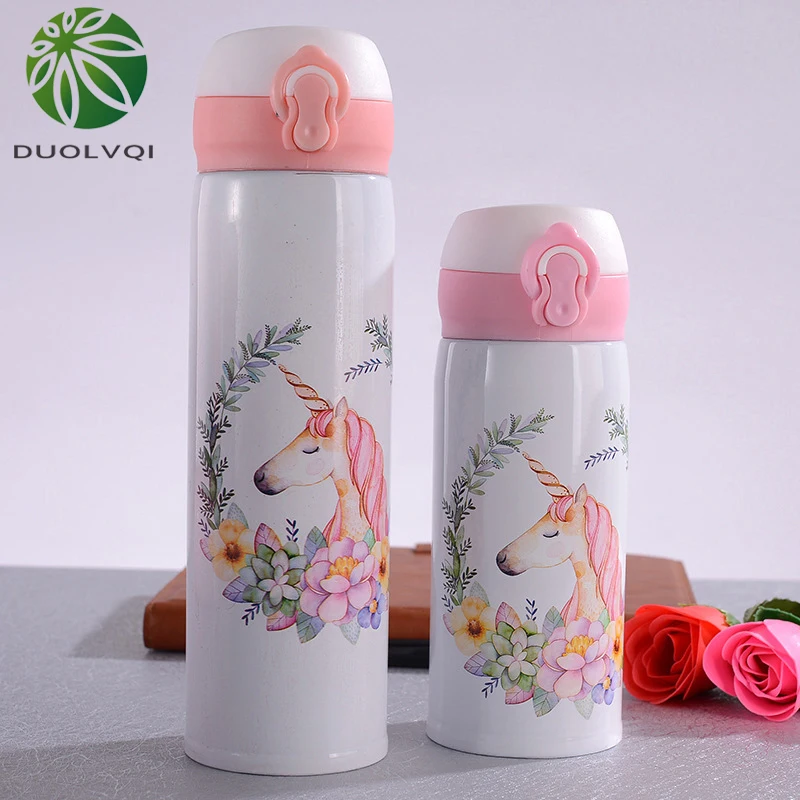 Cute Unicorn Vacuum Flasks Bouncing Lid Vacuum Cup Stainless Steel Thermal Insulation Water Bottle Portable Drinkware
Cute Unicorn Vacuum Flasks Bouncing Lid Vacuum Cup Stainless Steel Thermal Insulation Water Bottle Portable Drinkware