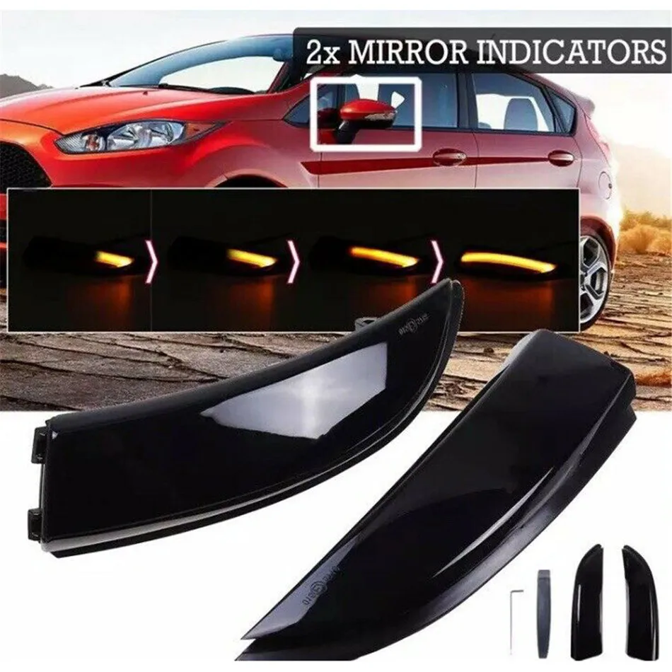 2Pcs Dynamic LED Door Wing Mirror Indicators For Ford Fiesta Mk7 / M7.5, B-MAX Flowing Turn Signal Light LED Side Wing Rearview
2Pcs Dynamic LED Door Wing Mirror Indicators For Ford Fiesta Mk7 / M7.5, B-MAX Flowing Turn Signal Light LED Side Wing Rearview