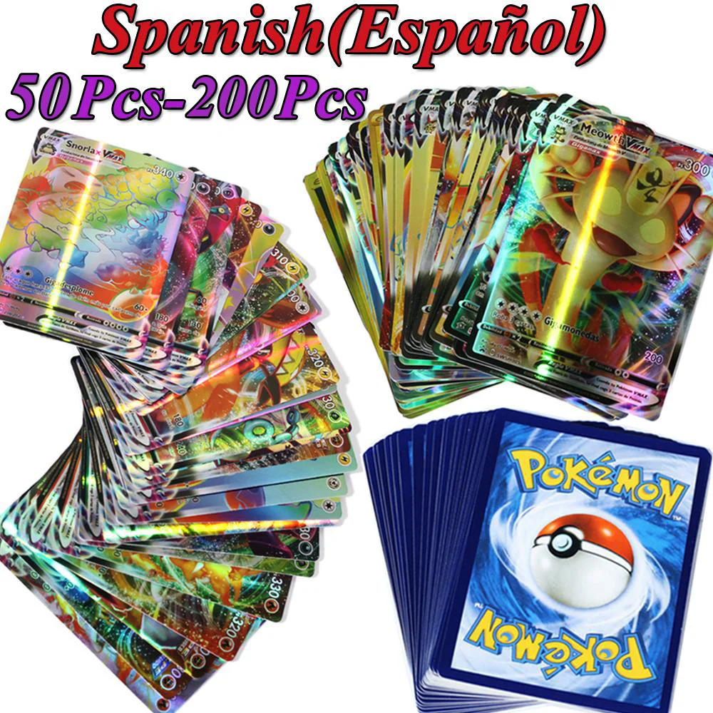 50-200 шт Pokemon Kaarten In Spaans Tag Team Gx Vmax V Trainer Energie сияющая игра Kaarten Castellano письма pokemon Espaol
50-200 шт Pokemon Kaarten In Spaans Tag Team Gx Vmax V Trainer Energie сияющая игра Kaarten Castellano письма pokemon Espaol