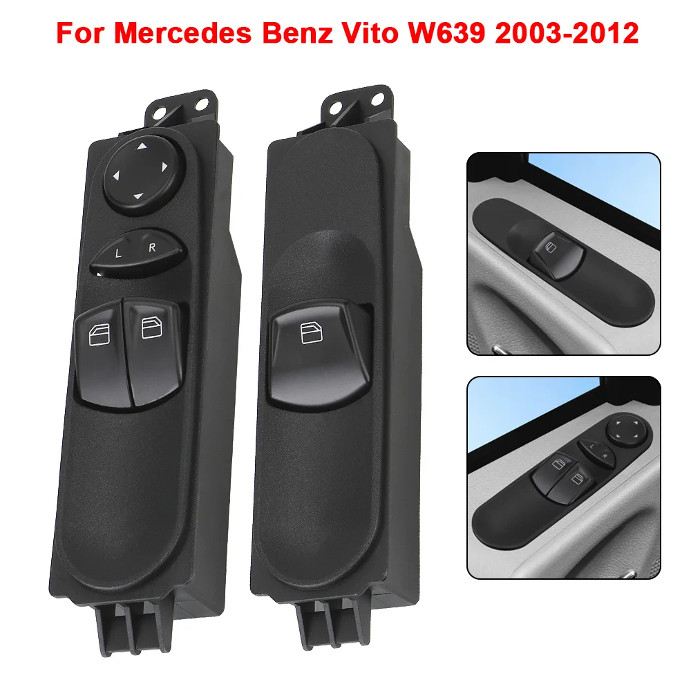 Для Mercedes Benz Vito W639 2003-2012 переключатель окна автомобиля 6395450913/6395451413 Передняя Левая Правая кнопка двери
Для Mercedes Benz Vito W639 2003-2012 переключатель окна автомобиля 6395450913/6395451413 Передняя Левая Правая кнопка двери