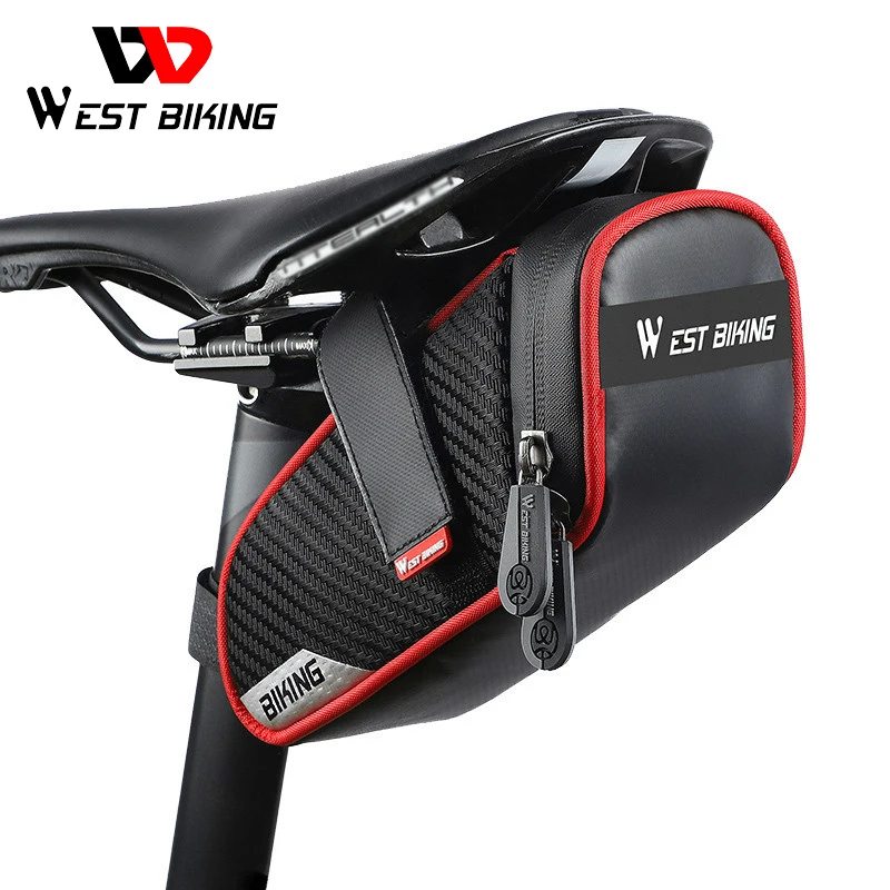 WEST BIKING Bicycle Saddle Bag Waterproof Cycling Tools Pannier Reflective Rear Seatpost Bag Basket MTB Road Bike Accessories
WEST BIKING Bicycle Saddle Bag Waterproof Cycling Tools Pannier Reflective Rear Seatpost Bag Basket MTB Road Bike Accessories
