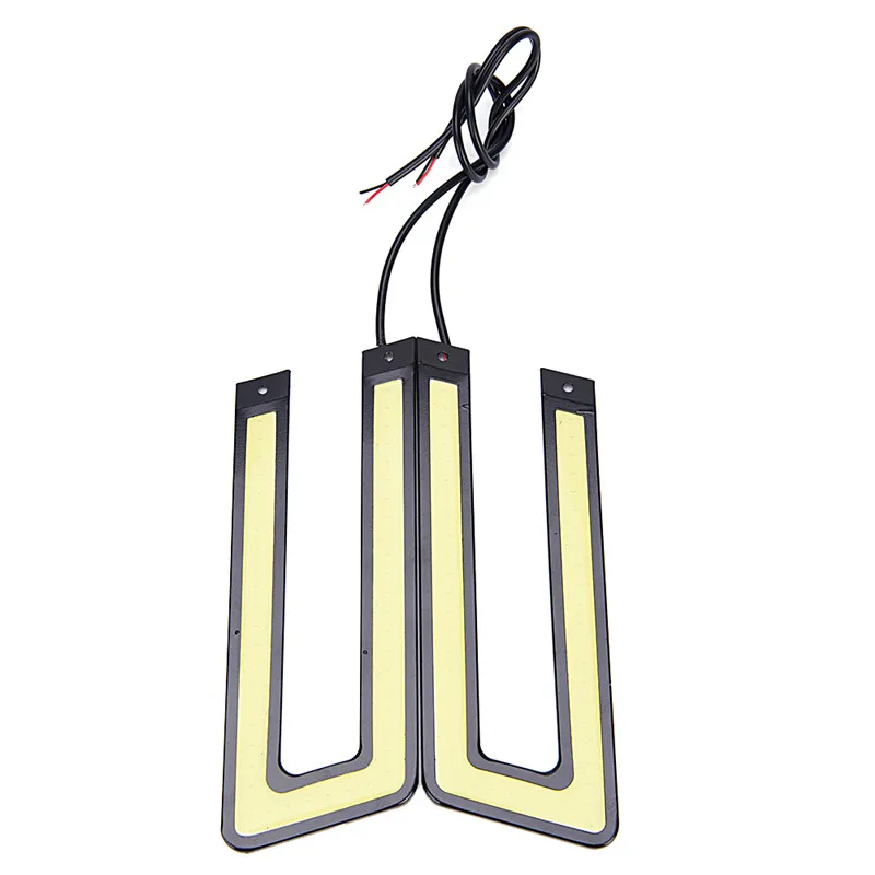 2Pcs Car Auto COB Leds Daytime Running Light Waterproof Fog U Shape Universal 
2Pcs Car Auto COB Leds Daytime Running Light Waterproof Fog U Shape Universal