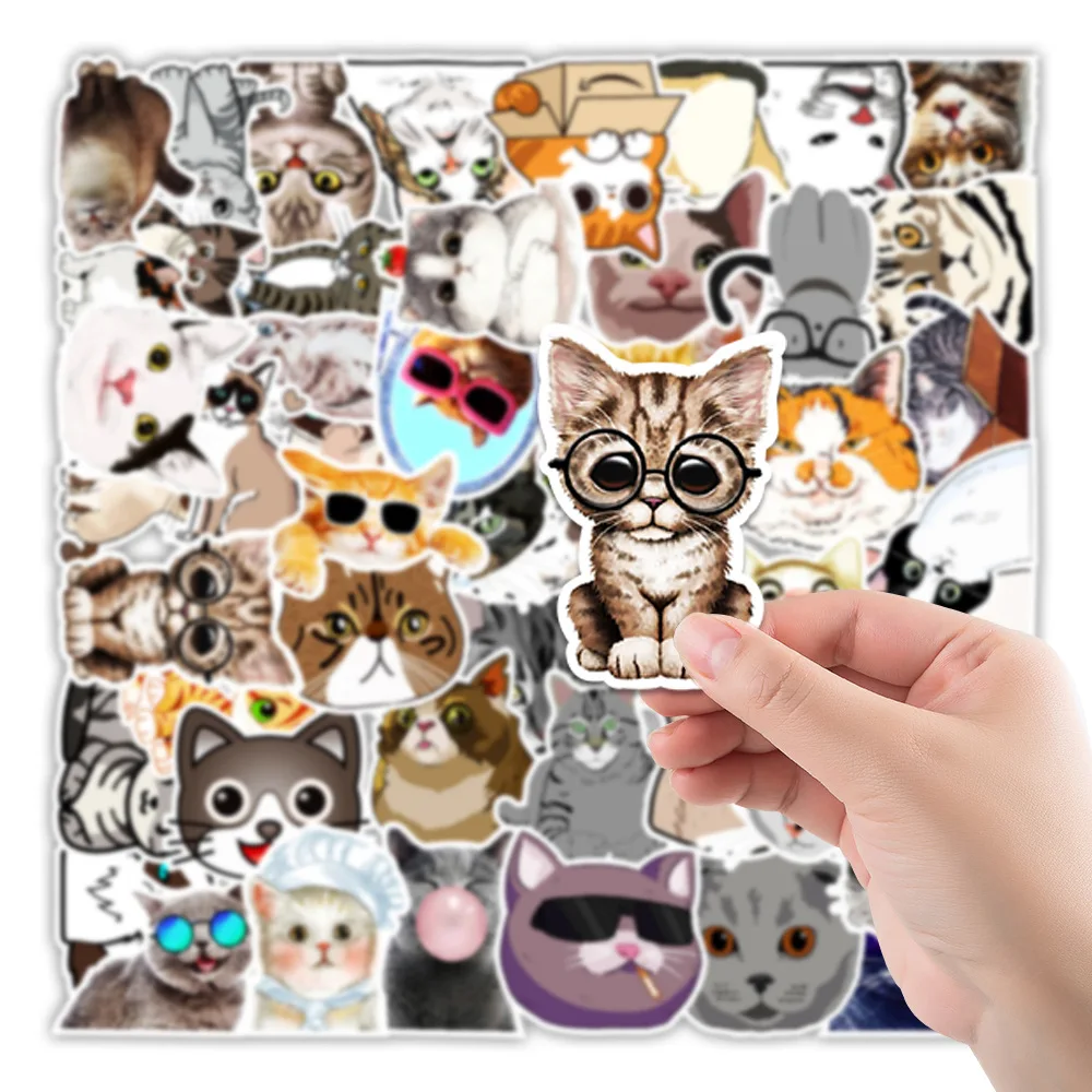 10/50PCS Kawaii Cat Cartoon Stickers Graffiti Decals Waterproof Motorcycle Luggage Guitar Skateboard Kid Gift Sticker
10/50PCS Kawaii Cat Cartoon Stickers Graffiti Decals Waterproof Motorcycle Luggage Guitar Skateboard Kid Gift Sticker