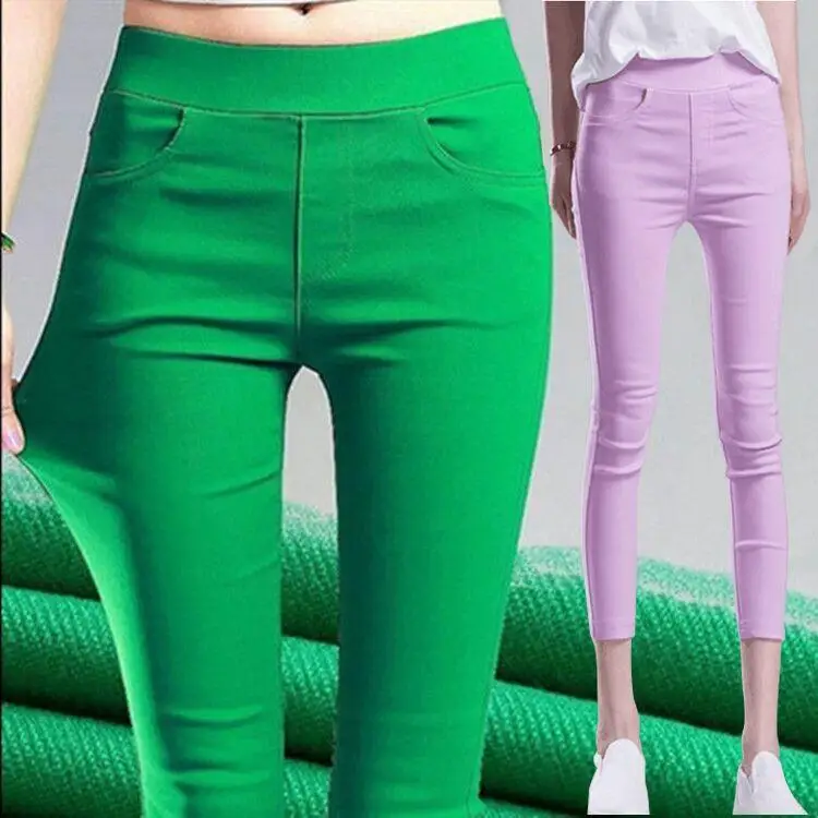 2020 New Summer Woman Fashion High Waist Harem Pencil Pants Cotton Pocket Pants Female Ladies Slim Tight Skinny Trousers C04
2020 New Summer Woman Fashion High Waist Harem Pencil Pants Cotton Pocket Pants Female Ladies Slim Tight Skinny Trousers C04