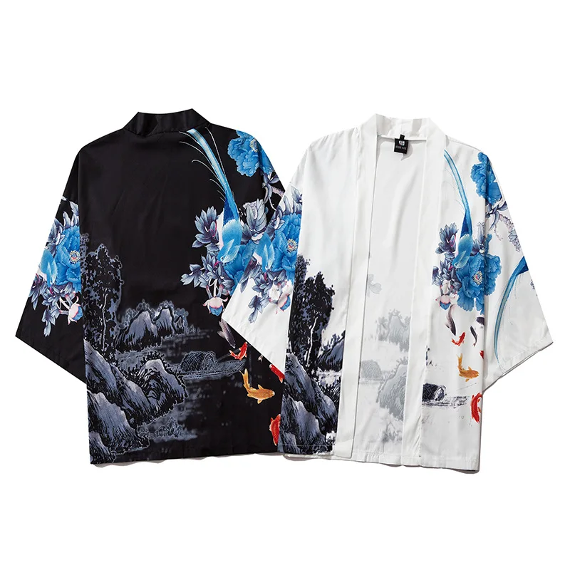 Кардиган-кимоно для женщин и мужчин, юката, Ранняя рубашка, костюм для косплея, пальто с принтом в китайском стиле
Кардиган-кимоно для женщин и мужчин, юката, Ранняя рубашка, костюм для косплея, пальто с принтом в китайском стиле