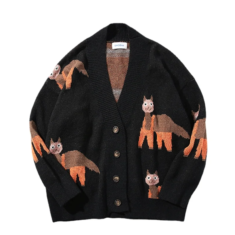 2021 Autumn Winter Fashion Women Loose Sweater Cardigans Long Sleeve Knitting Button Up Oversized Jacket Harajuku Female Coats
2021 Autumn Winter Fashion Women Loose Sweater Cardigans Long Sleeve Knitting Button Up Oversized Jacket Harajuku Female Coats