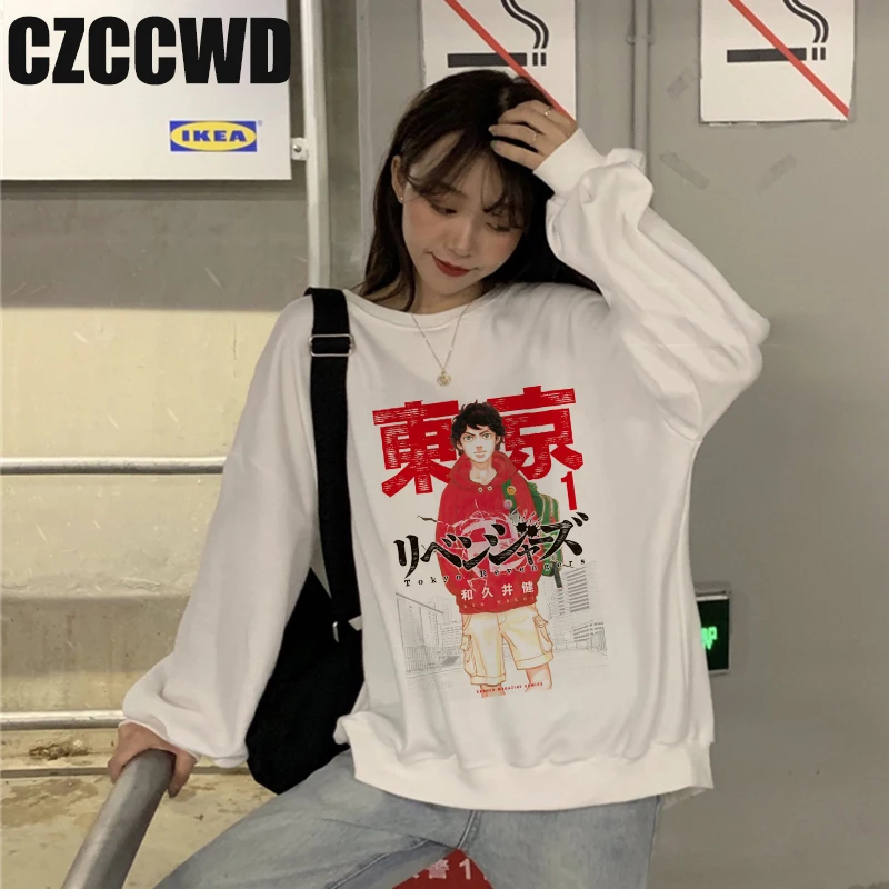 winter clothes women 2021 Anime Unisex Tokyo Avengers Pullover Long Sleeve O-Neck Loose Fashion Printed Women Sweetshirts Hoodie
winter clothes women 2021 Anime Unisex Tokyo Avengers Pullover Long Sleeve O-Neck Loose Fashion Printed Women Sweetshirts Hoodie