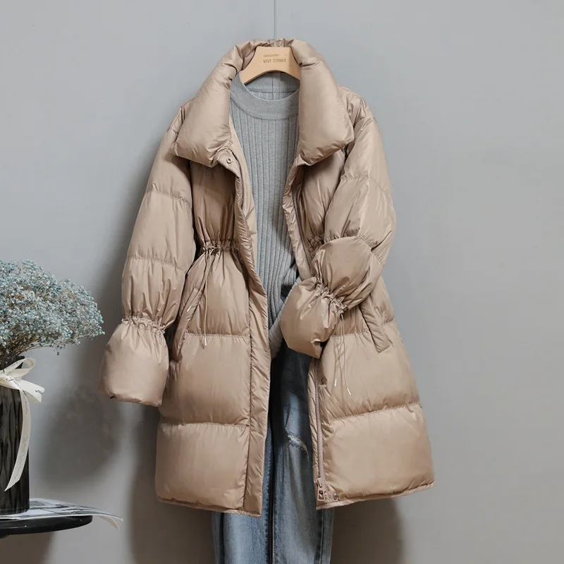 New Winter Duck Down Jacket for Women Stand Collar Solid Woman Parkas High Quality Thick Warm Outwear White Duck Long Down Coat
New Winter Duck Down Jacket for Women Stand Collar Solid Woman Parkas High Quality Thick Warm Outwear White Duck Long Down Coat