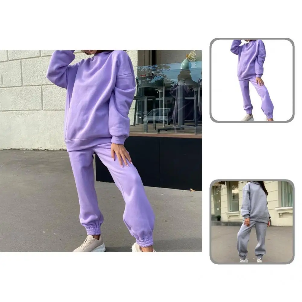 Autumn Winter Simple Hooded Loose Fit Casual Tracksuit All-Match Casual Tracksuit Elastic Waist for Daily Wear
Autumn Winter Simple Hooded Loose Fit Casual Tracksuit All-Match Casual Tracksuit Elastic Waist for Daily Wear