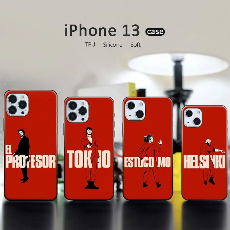 la casa de papel Money Heist Phone Case for iphone 13 12 11 pro mini XS max 6 6s 7 8 plus X XR soft TPU coque shell funda Star
la casa de papel Money Heist Phone Case for iphone 13 12 11 pro mini XS max 6 6s 7 8 plus X XR soft TPU coque shell funda Star