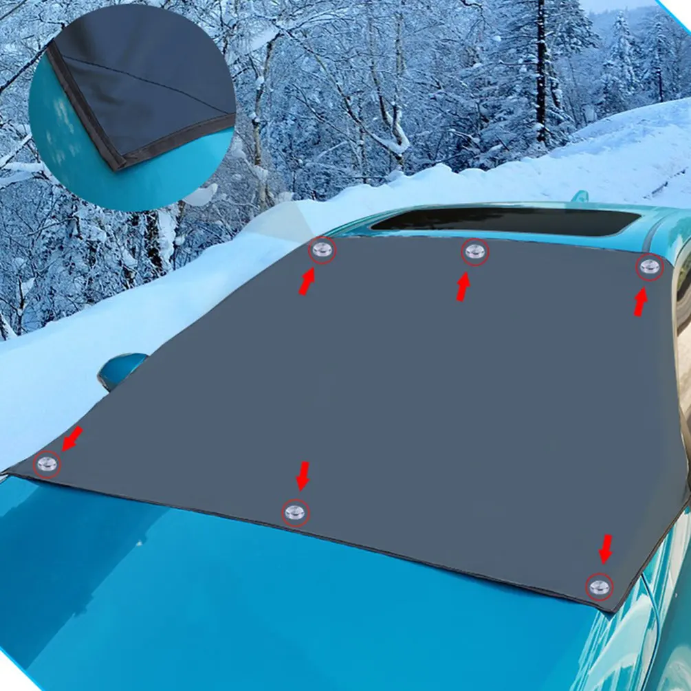 210*120cm Automobile Magnetic Sunshade Cover Car Windshield Snow Sun Shade Waterproof Protector Cover Car Front Windscreen Cover
210*120cm Automobile Magnetic Sunshade Cover Car Windshield Snow Sun Shade Waterproof Protector Cover Car Front Windscreen Cover