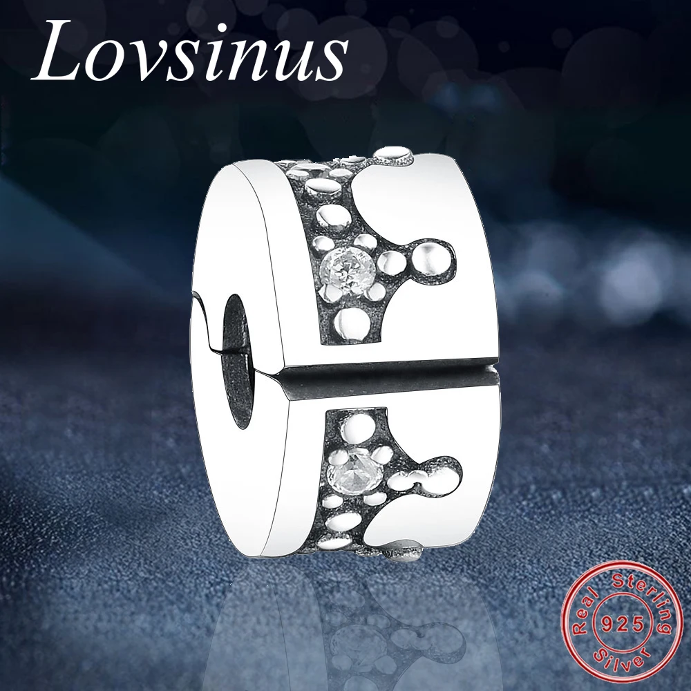 Fit Original Europe Charms Bracelets 925 Sterling Silver Crown Zirconia Lock Clip Stopper Beads For Making Berloque DIY Jewelry
Fit Original Europe Charms Bracelets 925 Sterling Silver Crown Zirconia Lock Clip Stopper Beads For Making Berloque DIY Jewelry