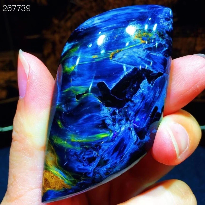 Genuine Natural Blue Pietersite Women Men Chatoyant Pendant 69.8X44x12.7mm Namibia Gemstone Healing Necklace AAAAA
Genuine Natural Blue Pietersite Women Men Chatoyant Pendant 69.8X44x12.7mm Namibia Gemstone Healing Necklace AAAAA