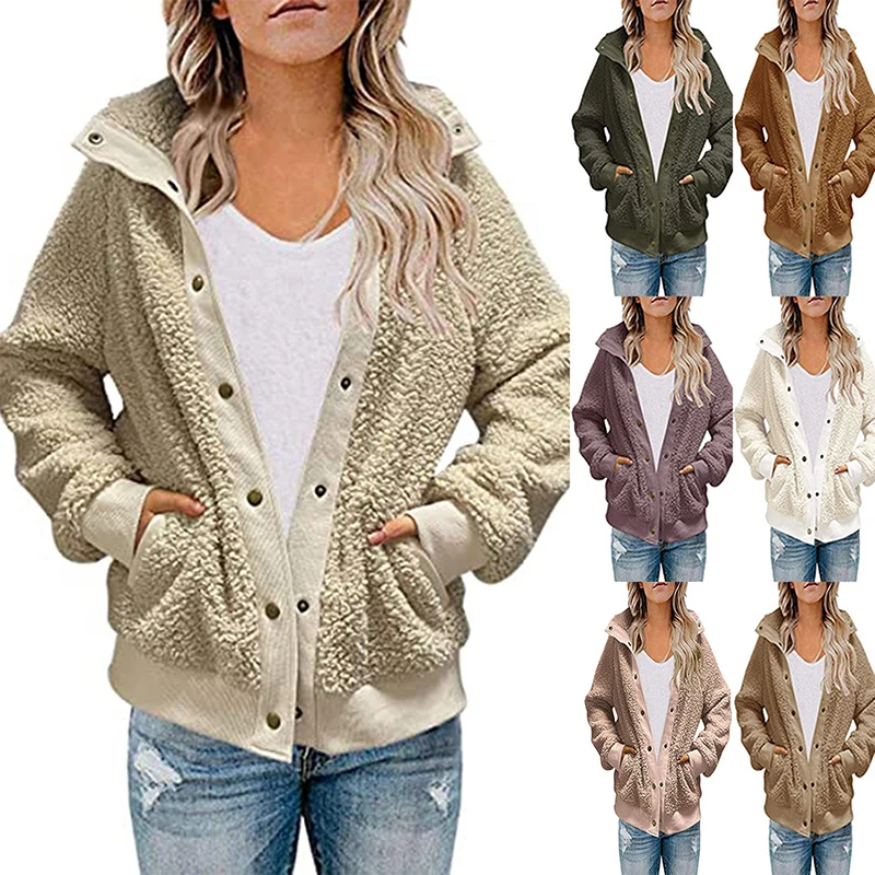 Autumn Winter Furry Hooded Coat Women Fashion Long Sleeve Jacket Tops Pullover Loose Outerwear Jacket 
Autumn Winter Furry Hooded Coat Women Fashion Long Sleeve Jacket Tops Pullover Loose Outerwear Jacket