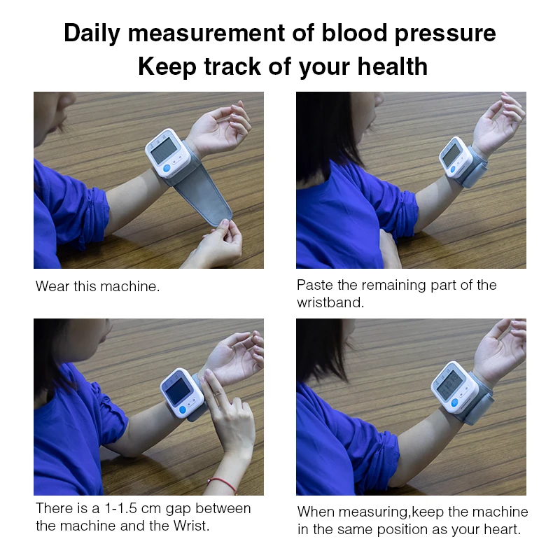 BOXYM Medical Wrist Blood Pressure Monitor Digital LCD Automatic sphygmomanometer For Adults tensiometro
BOXYM Medical Wrist Blood Pressure Monitor Digital LCD Automatic sphygmomanometer For Adults tensiometro