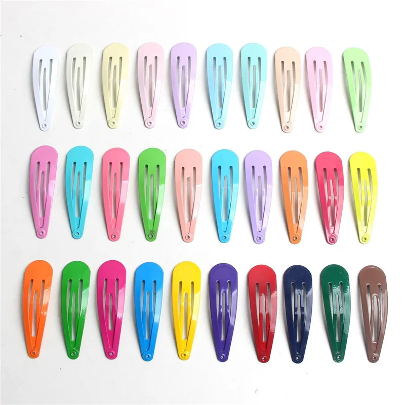 100Pcs Kids Hair Clips Metal Snap Women Hairpins Cute Candy Color Hair Accessories Waterdrop Solid Hairgrips for Girls Barrettes
100Pcs Kids Hair Clips Metal Snap Women Hairpins Cute Candy Color Hair Accessories Waterdrop Solid Hairgrips for Girls Barrettes