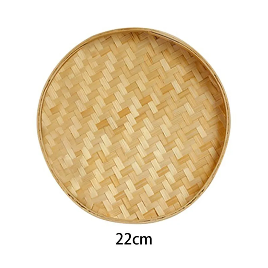 1PCS 30CM Handmade Round Bamboo Weaving Sieve Fruit Tea Basket Storage Organizer Tray Hand-knitted Retro And Creative.
1PCS 30CM Handmade Round Bamboo Weaving Sieve Fruit Tea Basket Storage Organizer Tray Hand-knitted Retro And Creative.