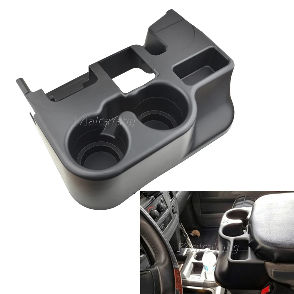 Black Central Control Water Cup Beverage Holder Storage Box Attachment SS281AZAA 41019 for Dodge Ram 1500 2500 3500 1999-2001 | Автомобили