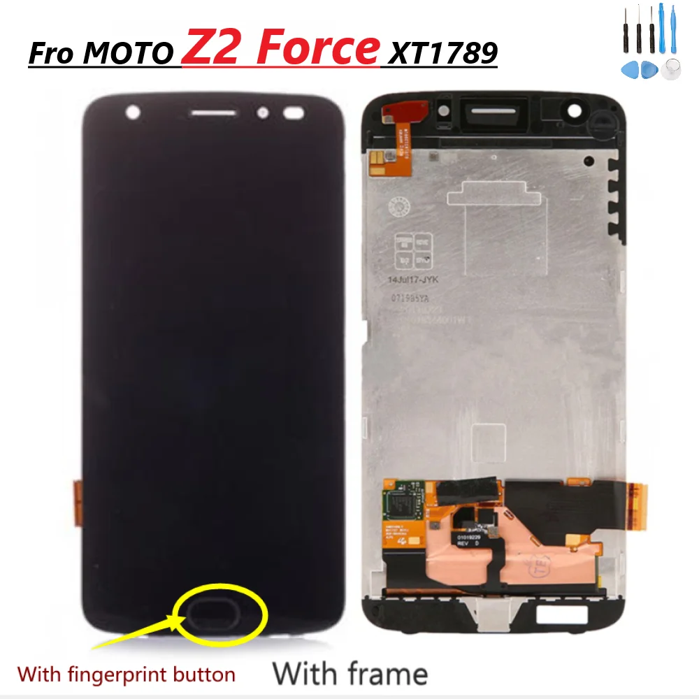ЖК-дисплей 5,5 дюйма для Motorola Original MOTO Z2 Force XT1789 Xt1789LCD, сенсорный экран, дигитайзер для Moto Z2 Force LCD, сжигание тени
ЖК-дисплей 5,5 дюйма для Motorola Original MOTO Z2 Force XT1789 Xt1789LCD, сенсорный экран, дигитайзер для Moto Z2 Force LCD, сжигание тени