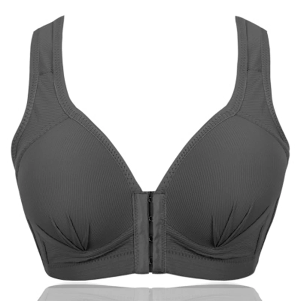 Women's Front Buckle Cotton Bras Gather Comfort And Sexy Large Size Thin No Steel Ring Bra Side-Finished Cotton Underwear
Women's Front Buckle Cotton Bras Gather Comfort And Sexy Large Size Thin No Steel Ring Bra Side-Finished Cotton Underwear