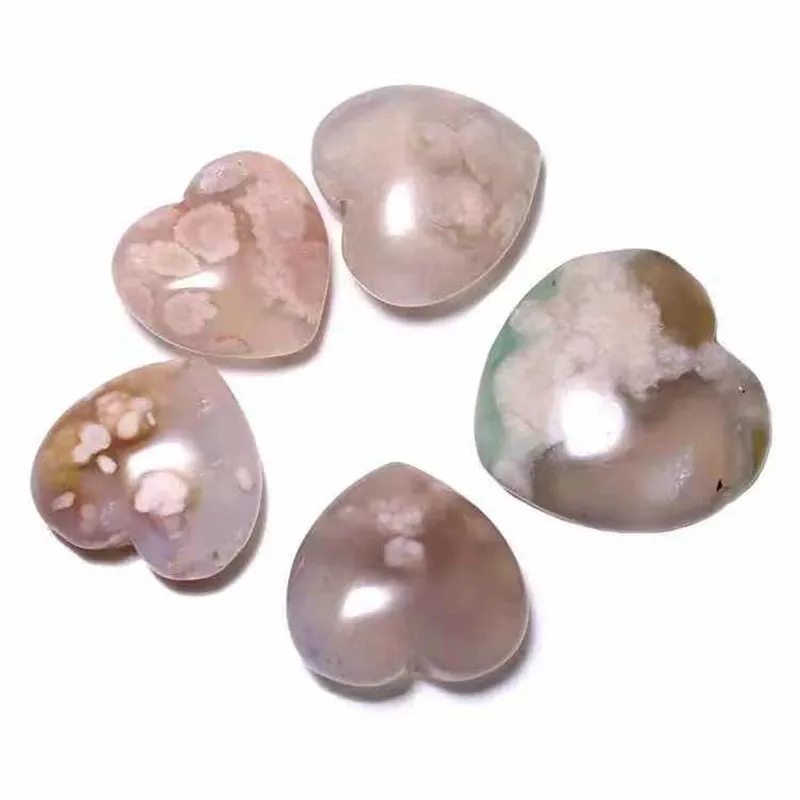 MOKAGY 1pc Natural Crystal Flower Blossom Agate Folk Crafts Carving Sakura Cherry Heart for Gift
MOKAGY 1pc Natural Crystal Flower Blossom Agate Folk Crafts Carving Sakura Cherry Heart for Gift