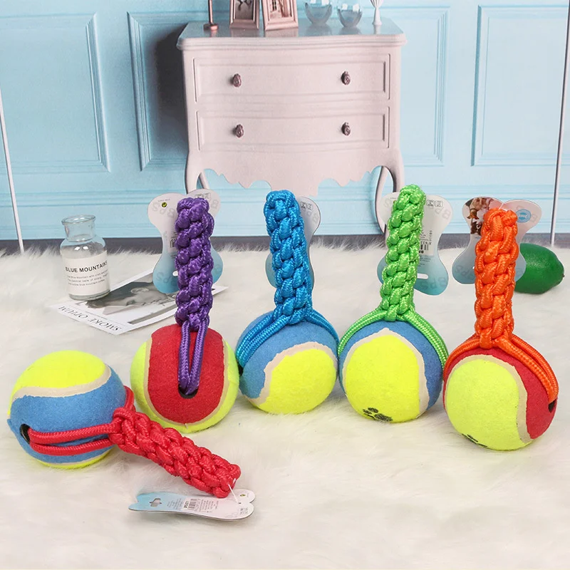 Dog Cotton Rope Toy Ball Pet Fun Chewing Teeth Teeth Cleaning Toy 11cm Tennis Interactive Dog Training Supplies Pet Toy Supplies
Dog Cotton Rope Toy Ball Pet Fun Chewing Teeth Teeth Cleaning Toy 11cm Tennis Interactive Dog Training Supplies Pet Toy Supplies