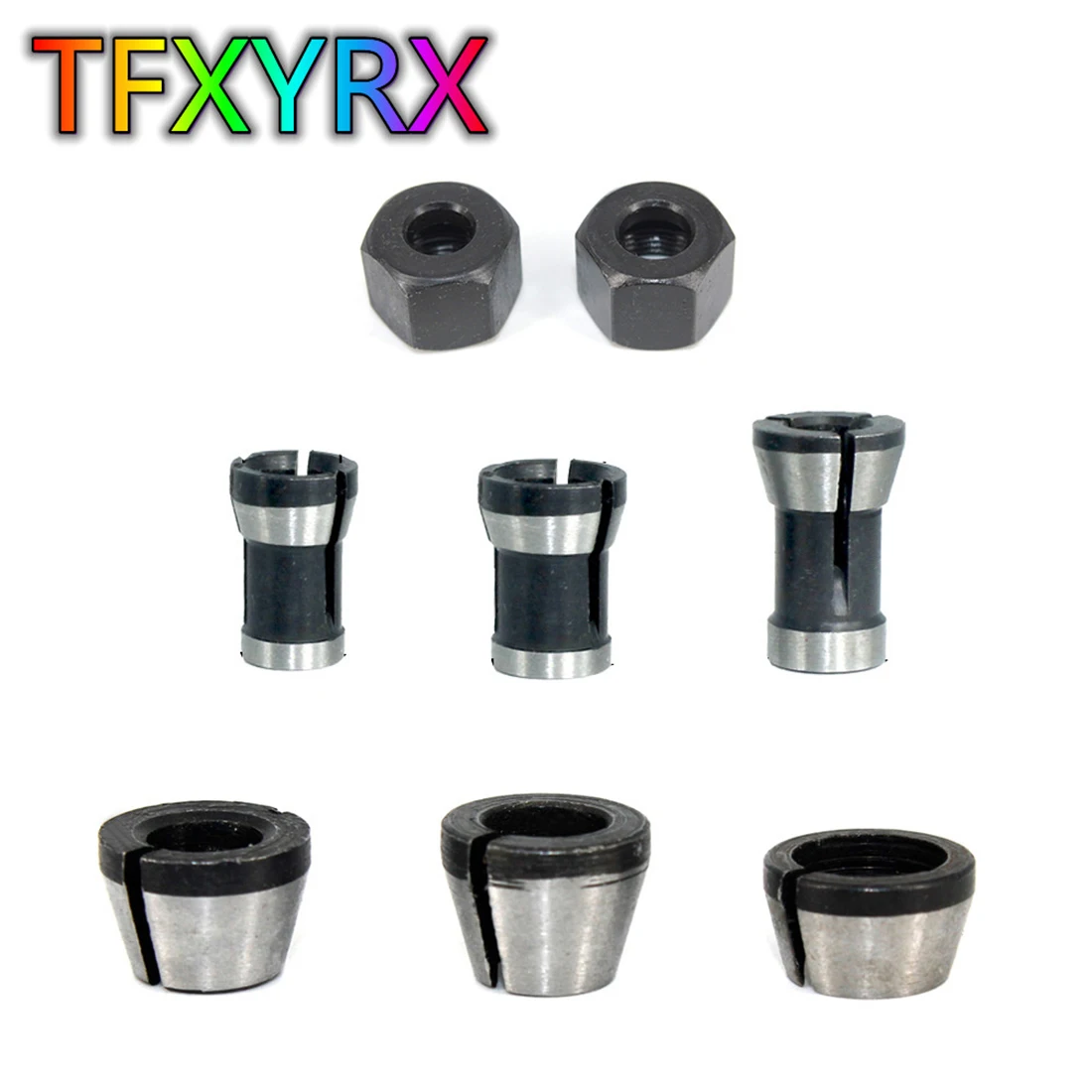 6/8pcs Collet Chuck Adapter Nut Set CNC Engraving Trimming Machine Electric Router Milling Cutter Accessories
6/8pcs Collet Chuck Adapter Nut Set CNC Engraving Trimming Machine Electric Router Milling Cutter Accessories