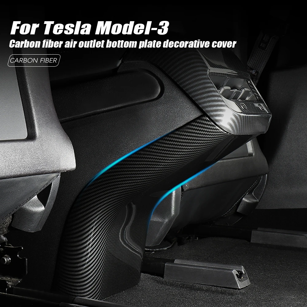 SPEEDPARK Rear Air Conditioner Vent Outlet Anti Kick Trim Cover For Tesla Model 3 Interior Decoration Carbon Fiber Printing
SPEEDPARK Rear Air Conditioner Vent Outlet Anti Kick Trim Cover For Tesla Model 3 Interior Decoration Carbon Fiber Printing