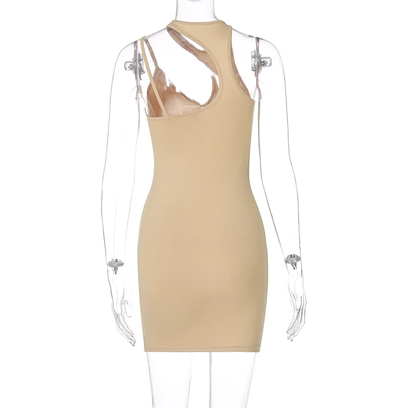 CAIDA 2021 New Fashion Women Sleeveless Hollow Out Sexy Mini Dress Summer Women Fashion Streetwear Outfits Bodycon Nude Clothing
CAIDA 2021 New Fashion Women Sleeveless Hollow Out Sexy Mini Dress Summer Women Fashion Streetwear Outfits Bodycon Nude Clothing