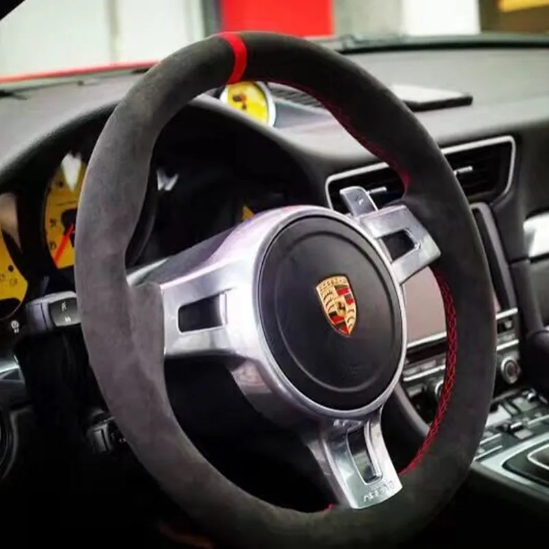 Сделай Сам, сшитая вручную замшевая кожа, искусственная кожа для Porsche Cayenne Panamera macan, автомобильные аксессуары
Сделай Сам, сшитая вручную замшевая кожа, искусственная кожа для Porsche Cayenne Panamera macan, автомобильные аксессуары
