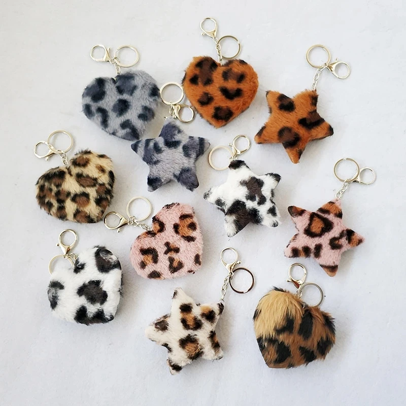 New Faux Rabbit Fur Ball Key Chain Pompom Leopard Plush Heart Keychain Pom Pom Round Ball Trinket Car Bag Pendant Key Ring Gift
New Faux Rabbit Fur Ball Key Chain Pompom Leopard Plush Heart Keychain Pom Pom Round Ball Trinket Car Bag Pendant Key Ring Gift