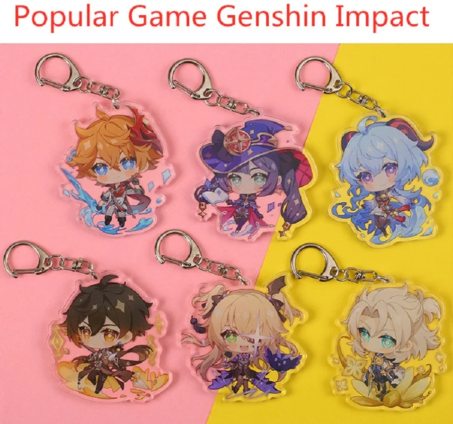 Popular Game Genshin Impact Keychain Pendant Student Backpack Key Chain Give Friend Key Ring Christmas Birthday Gift
Popular Game Genshin Impact Keychain Pendant Student Backpack Key Chain Give Friend Key Ring Christmas Birthday Gift