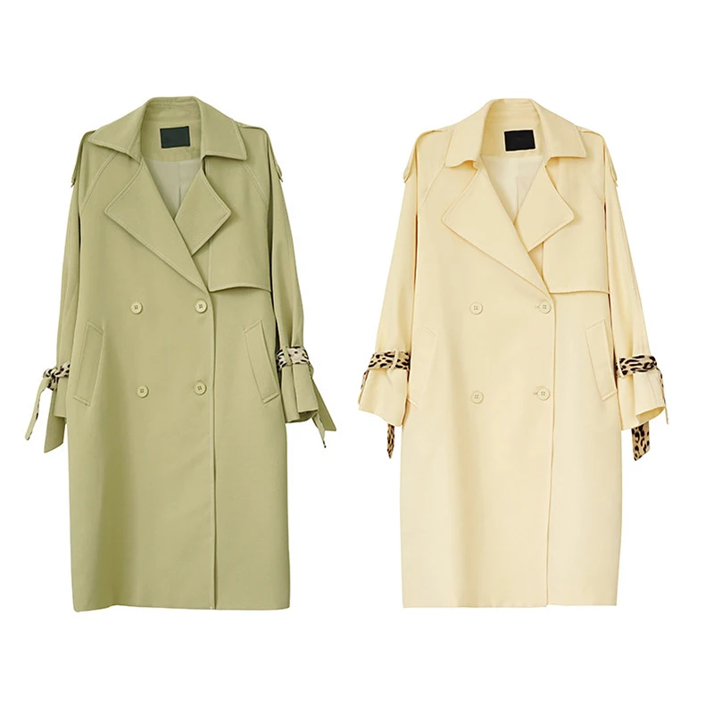 HStar Women Leopard Windbreaker Vintage Sashes Female Loose Trench Casual Street Wear Lady Double Breasted Long Coat Outwears
HStar Women Leopard Windbreaker Vintage Sashes Female Loose Trench Casual Street Wear Lady Double Breasted Long Coat Outwears
