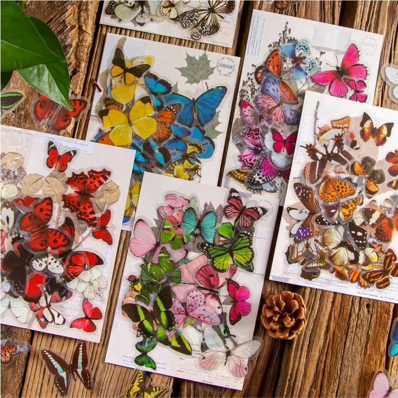 30pcs/pack Lovely Vintage Butterfly Label Stickers Decorative Retro Stationery Craft Sticker Scrapbooking Diy Diary Album Stick
30pcs/pack Lovely Vintage Butterfly Label Stickers Decorative Retro Stationery Craft Sticker Scrapbooking Diy Diary Album Stick