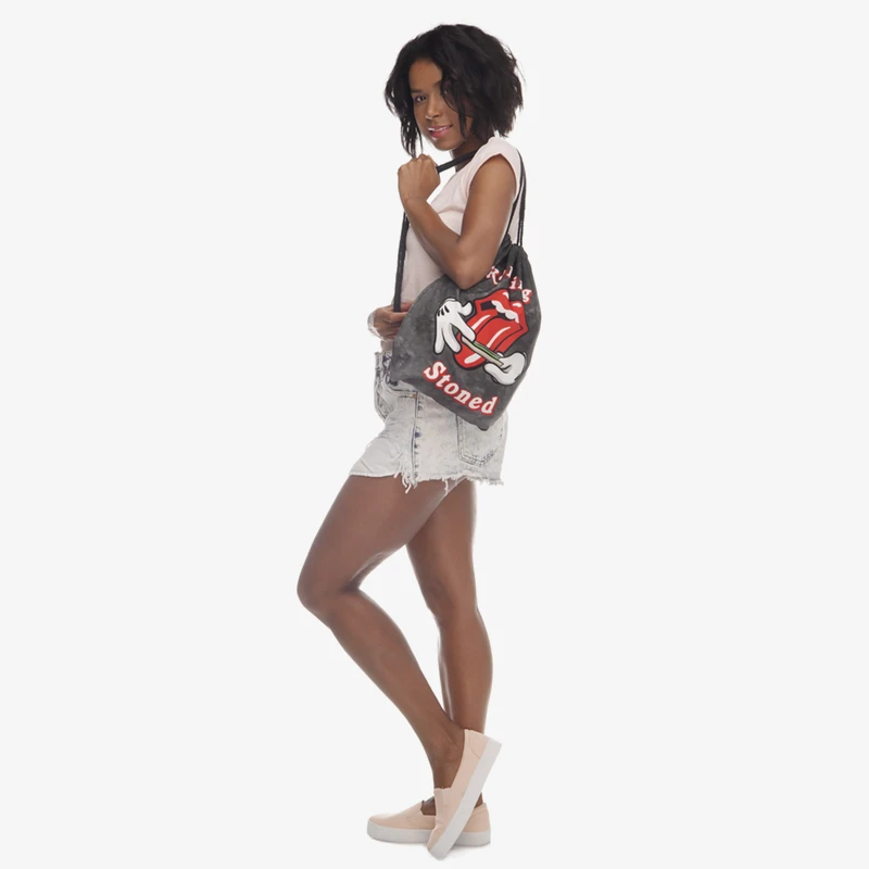 Повседневная Мягкая сумка на шнурке для мужчин и женщин с 3D принтом | Багаж сумки