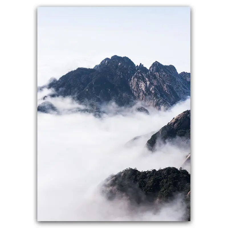 Nordic Modern Mountain Landscape Poster Cloud Snow Mountain Canvas Painting Wall Art Print Picture For Living Room Decoration
Nordic Modern Mountain Landscape Poster Cloud Snow Mountain Canvas Painting Wall Art Print Picture For Living Room Decoration