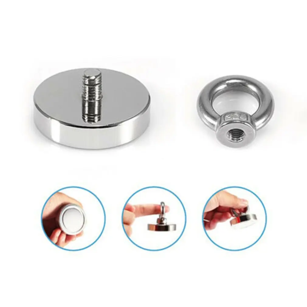20/40/80Kg Recovery Magnet A3 Steel Magnet Very Strong Sea Fishing Diving Treasure Hunting Detector Fishing
20/40/80Kg Recovery Magnet A3 Steel Magnet Very Strong Sea Fishing Diving Treasure Hunting Detector Fishing