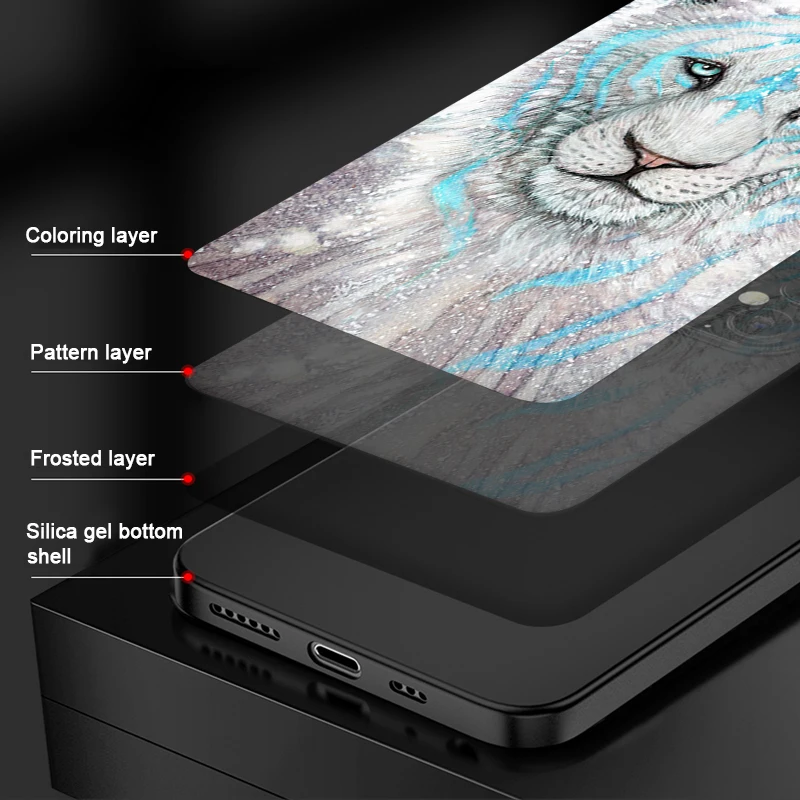 Animal Lion Tiger Case for IPhone 12 Pro Max Case for IPhone 11 12 Pro XR XS Max Mini 7 X 8 6 6S Plus 5S SE 2020 Black Silicone
Animal Lion Tiger Case for IPhone 12 Pro Max Case for IPhone 11 12 Pro XR XS Max Mini 7 X 8 6 6S Plus 5S SE 2020 Black Silicone