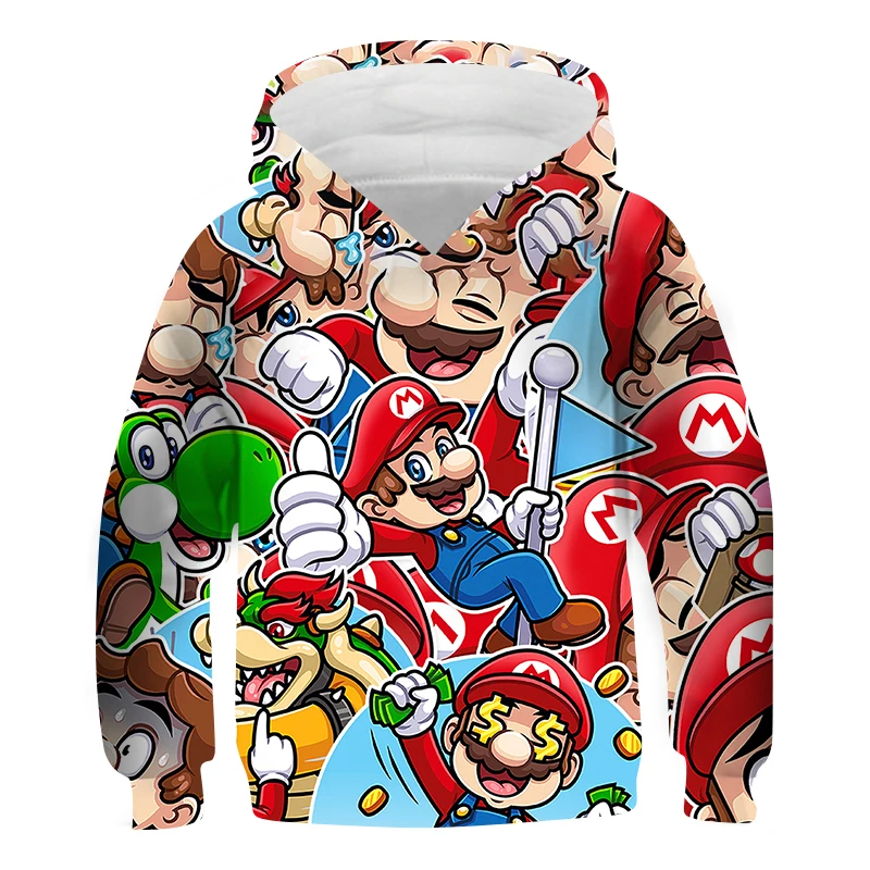 Mario Bros Hoodie Fashion Casual Sweaters Superzings 3D Kids Girls Cartoons Sweatshirts Tops Gift for Children Boys Sportswear
Mario Bros Hoodie Fashion Casual Sweaters Superzings 3D Kids Girls Cartoons Sweatshirts Tops Gift for Children Boys Sportswear