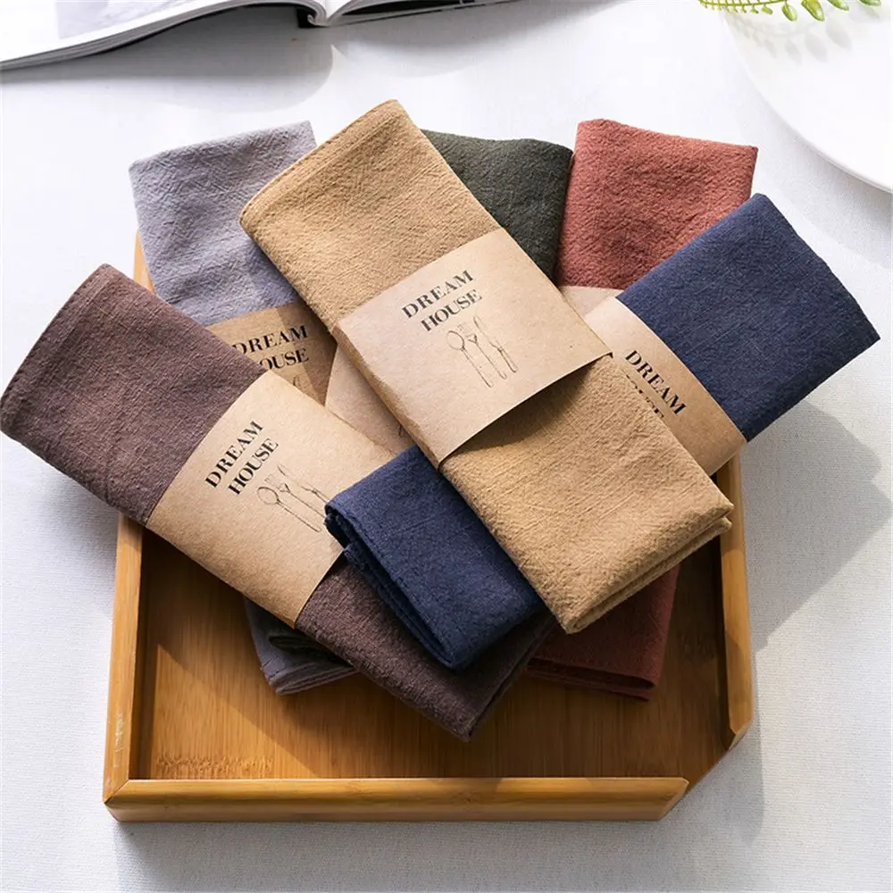 Birthday Wedding Home Decoration Polyester Linen Table Napkins Cloth Xmas Pocket Handkerchief Square Napkin
Birthday Wedding Home Decoration Polyester Linen Table Napkins Cloth Xmas Pocket Handkerchief Square Napkin
