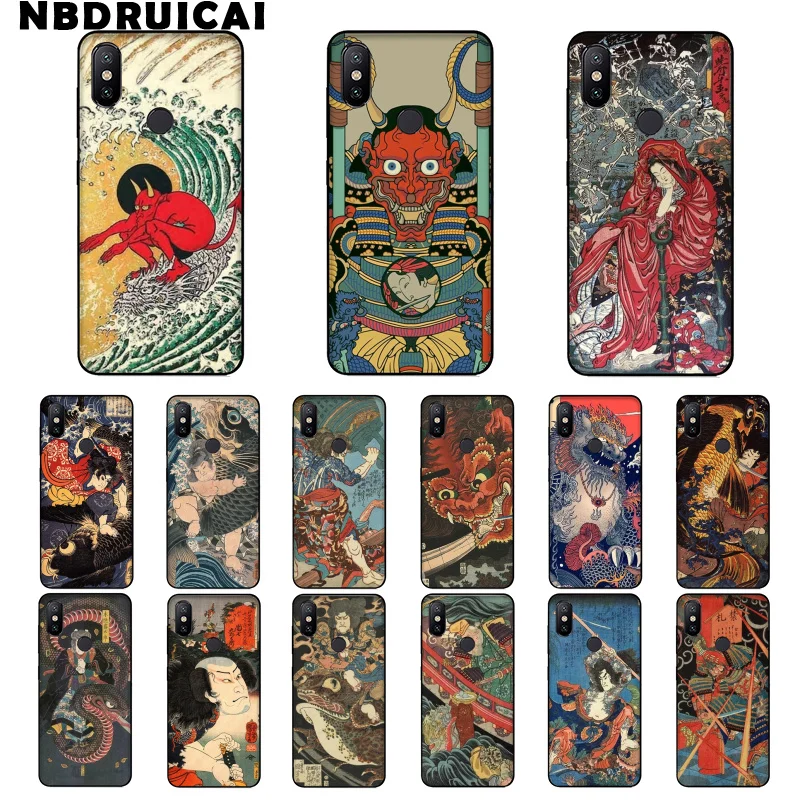 NBDRUICAI японский самурайский высококачественный чехол для телефона Xiaomi 8 9 se 5X Redmi 6pro
