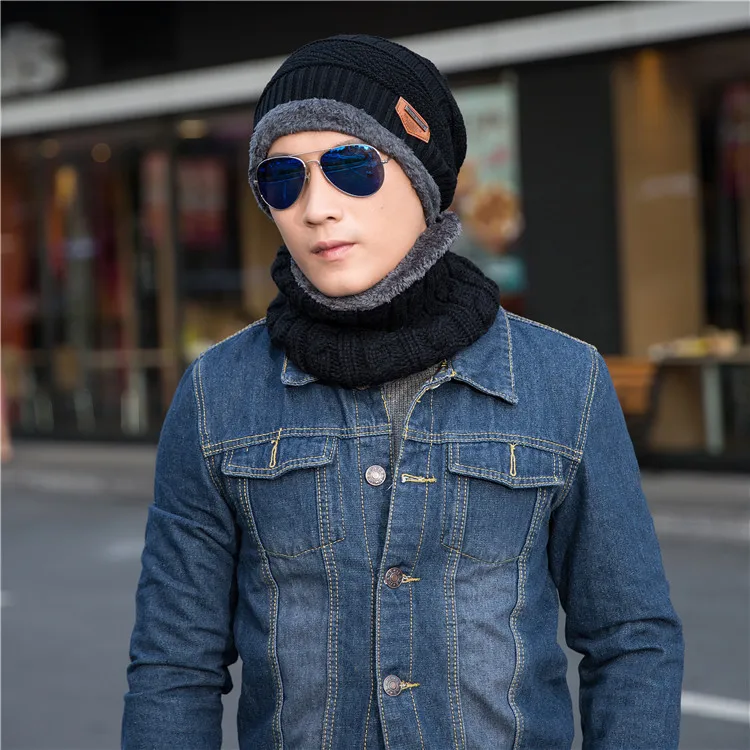 2020 new winter fashion casual knit hat men plus velvet thick warm cap outdoor windproof cold hats
2020 new winter fashion casual knit hat men plus velvet thick warm cap outdoor windproof cold hats