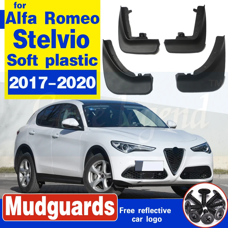 Car Mudflaps Front Rear Mudguards For Alfa Romeo Stelvio 2017-2020 Splash Guards Mud Flap Car fender Soft plastic Accessories
Car Mudflaps Front Rear Mudguards For Alfa Romeo Stelvio 2017-2020 Splash Guards Mud Flap Car fender Soft plastic Accessories