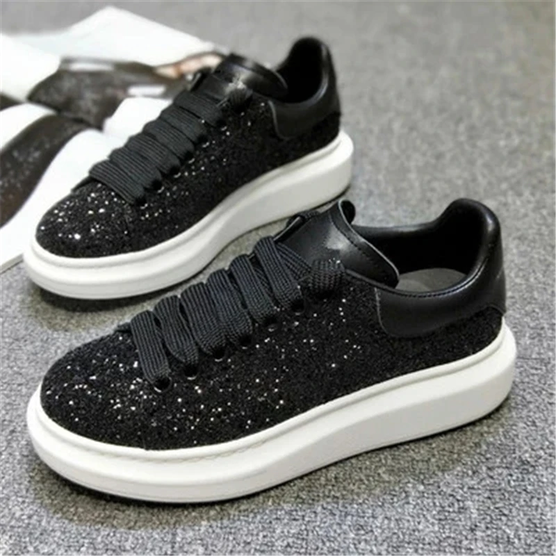 2021 Women's shoes brand sequined casual shoes leather breathable wild ladies white shoes women's shoes outdoor sport Chaussures
2021 Women's shoes brand sequined casual shoes leather breathable wild ladies white shoes women's shoes outdoor sport Chaussures